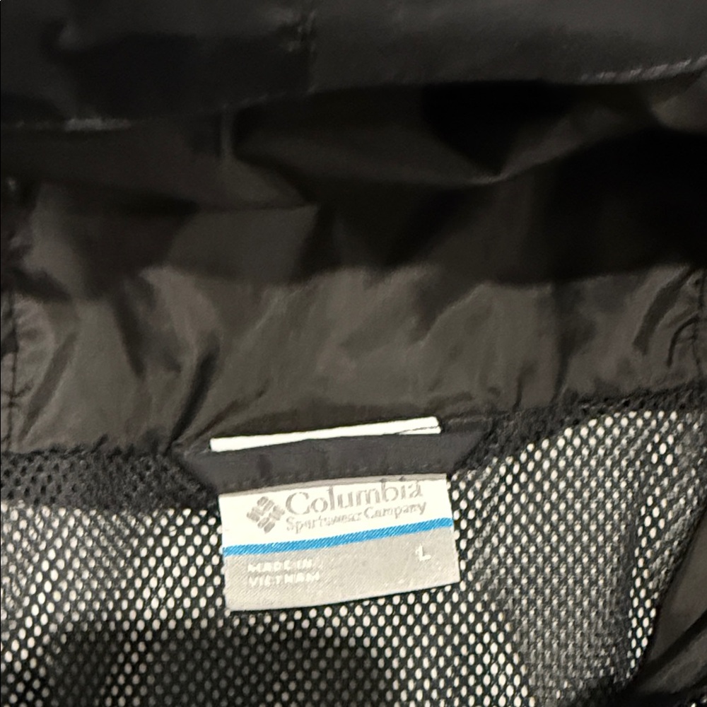 Columbia Men's Black Raincoat - Picture 2 of 2